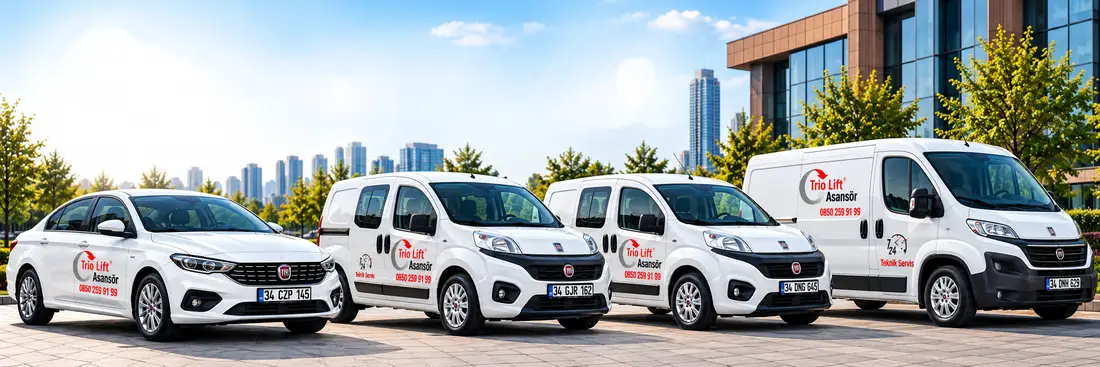 Trio Lift Asansör mobil servis araçları
